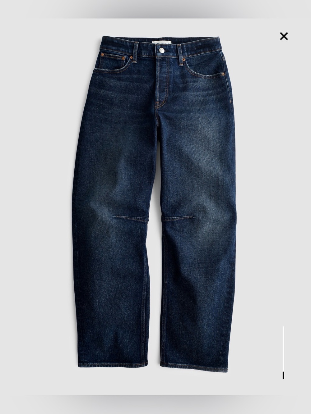 Madewell Women's the Curvy Darted Barrel - Danver Wash